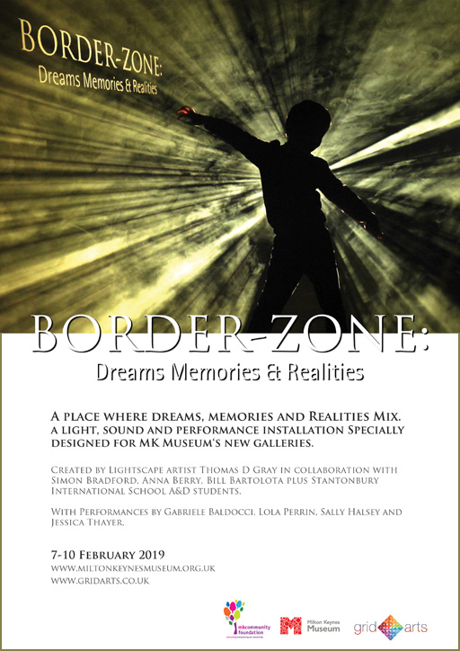 Border-Zone: Dreams Memories & Realities Installation Art - The Gray Circle 1