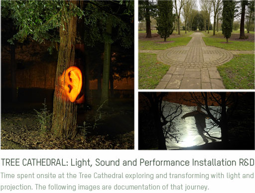 WHISPERS Daylight Projection Installation - The Gray Circle 1